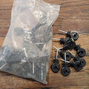 Patriot - Ring Screw-In Insulator - Black - (42) count - unused